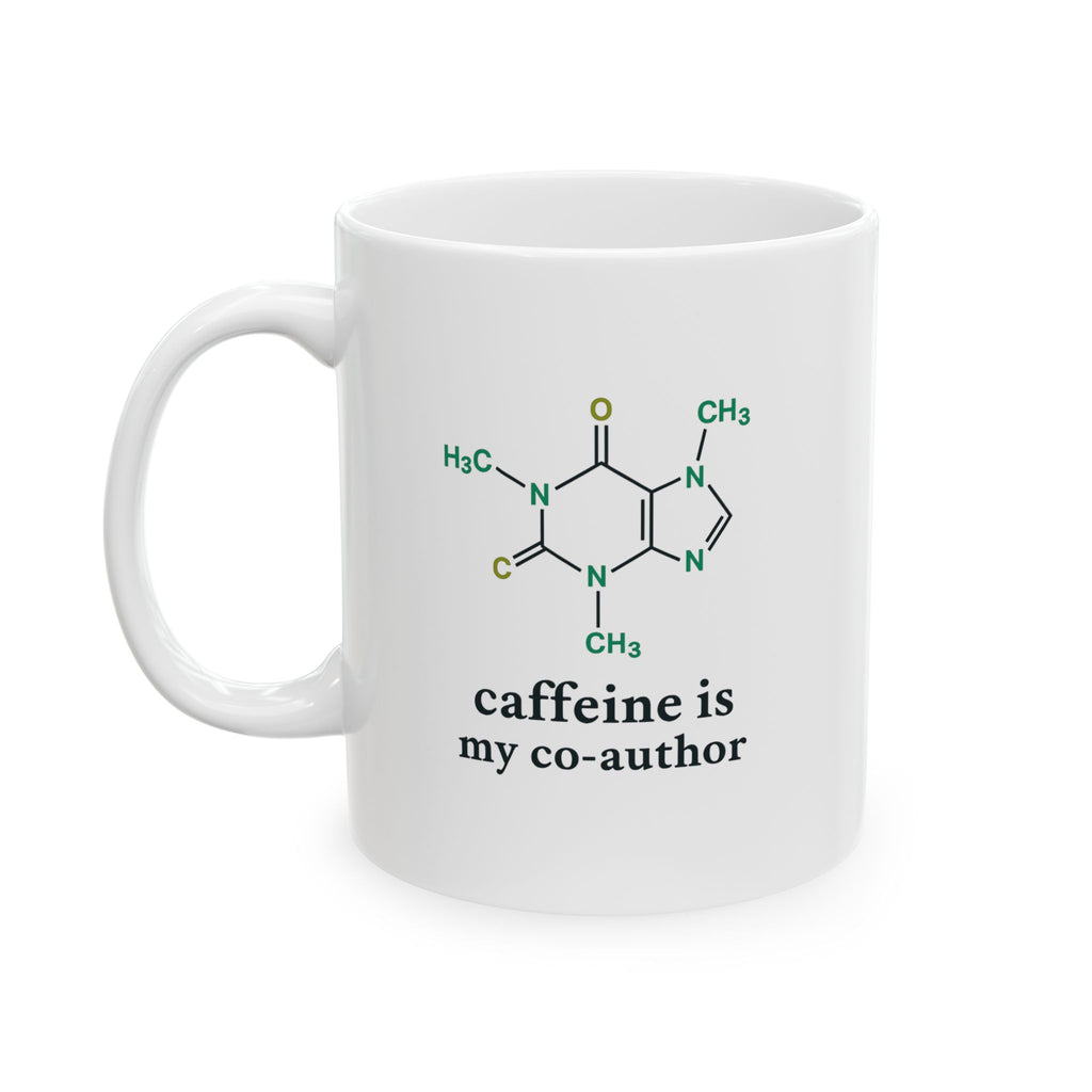 Caffeine Is My Co-Author Mug