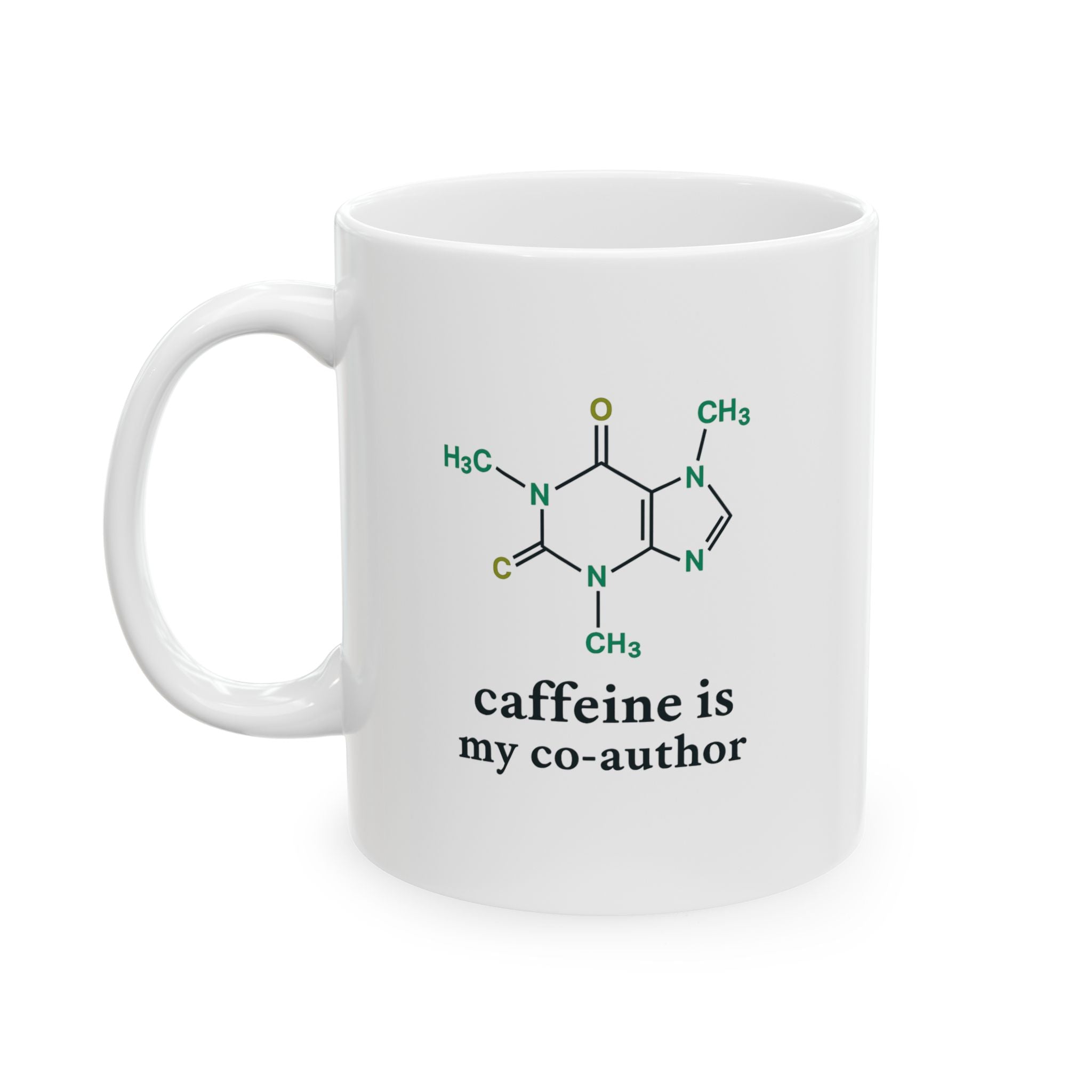 Caffeine Is My Co-Author Mug