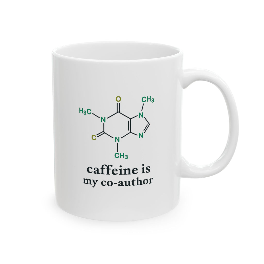 Caffeine Is My Co-Author Mug