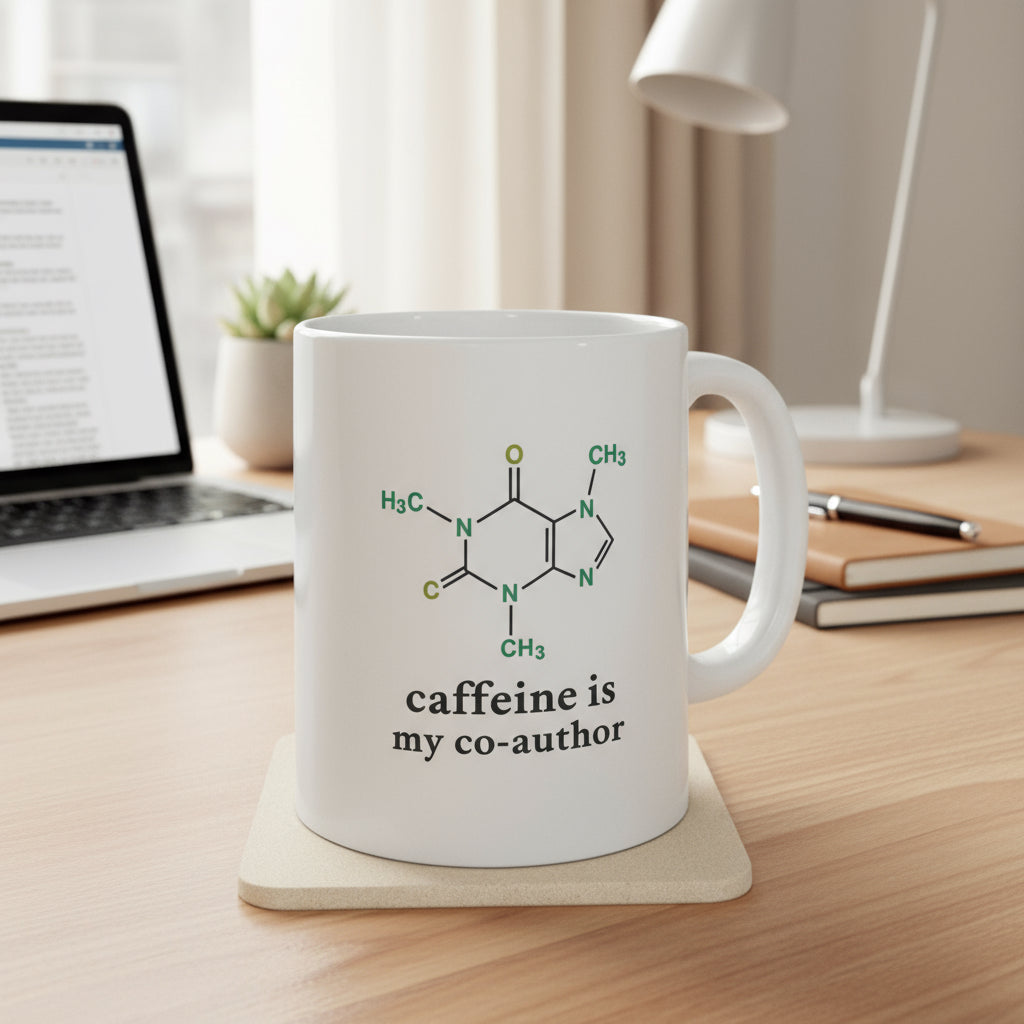 Caffeine Is My Co-Author Mug